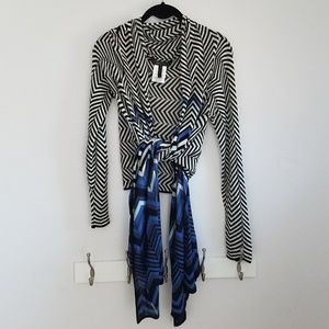 FINAL REDUCTION BCBG Open-front/Wrap Sweater